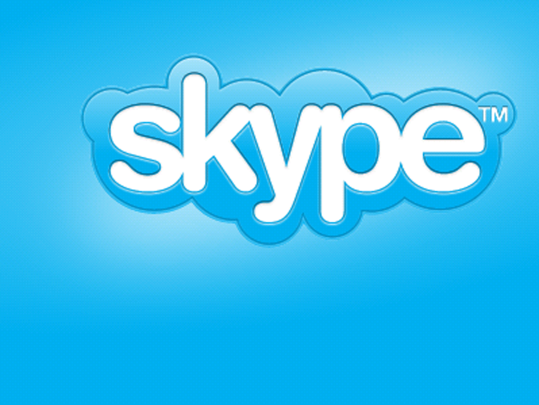 The Skype logo.